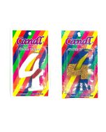VELA GLITTER N°4 BOCA O RIVER