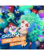 COMBO COTILLON CARIOCA ECONOMICO PARA 50 PERSONAS