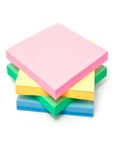 TACO MULTICOLOR 9 X 9 CM. X 300 HOJAS