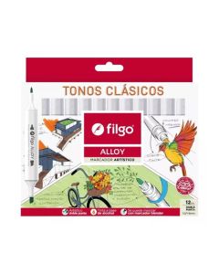 SET ARTISTICO 2 PUNTAS X 12 UNI.