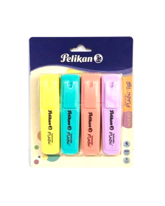 RESALTADOR FLASH PASTEL X 4 UNI.