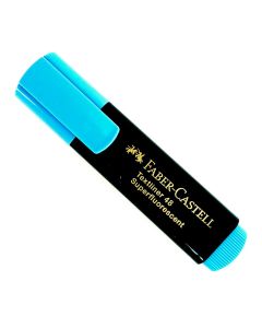 RESALTADOR FLÚO CELESTE FABER CASTELL