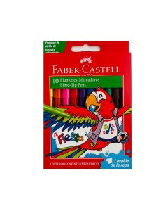 MARCADOR ESCOLAR FABER CASTELL X 10 UNIDADES