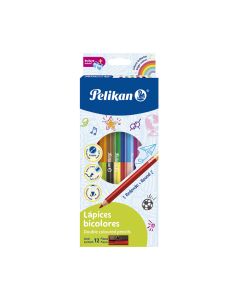 LAPICES BICOLORES X 12 UNI.
