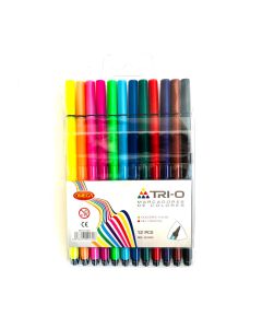 MARCADOR ESCOLAR TRI-O OMEGA X 12 UNIDADES