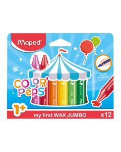 CRAYONES COLORPEPS WAX JUMBO X 12 UNI.