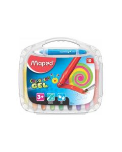 CRAYONES MAPED GEL ACUARELABLES X 10 UNI.