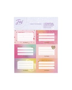 ETIQUETA FW ESCOLAR COLORFUL X 2 UNI.