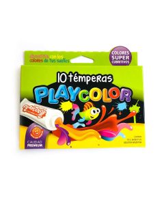TEMPERA COLORES SURTIDOS POR 10 U.