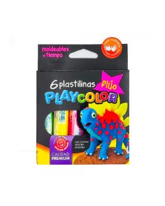 PLASTILINA FLUO X 6 U.