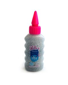 GLITTER TUBO PLATA x 30 GRS.
