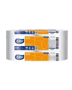 PAPEL HIGIENICO ELITE BEIGE 2 ROLLOS X 400 MTS.
