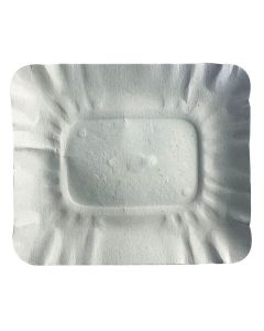 BANDEJA CARTON BLANCA 14 X 17 CM. X 100 U.