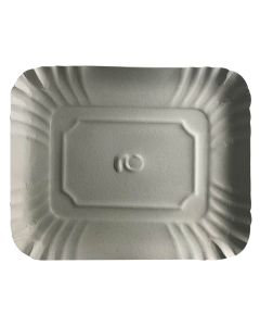 BANDEJA CARTON BLANCA 24 X 29 CM. X 100 U.