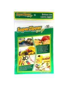 BOLSA SUPER ZIPPER 30 X 40 CM X 10 U.