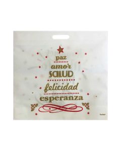 BOLSA TELA NAVIDEÑA