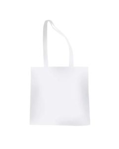 BOLSA TELA ASA 30 X 30 CM BEIGE, BLANCO Y NEGRO