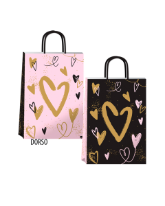 BOLSA FANTASIA GOLD HEART