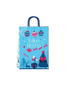 BOLSA NAVIDAD NAVIDAD FESTIVAS 30 x 12 x 41 CM.