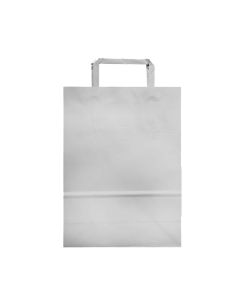 BOLSA BLANCA 22 X 10 X 30 CM.