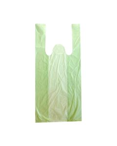 BOLSA CAMISETA VERDE 40 X 50 CM.