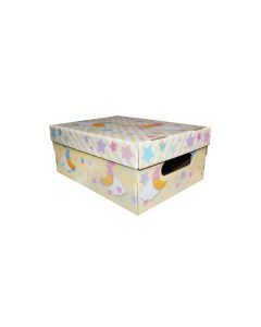 CAJA PARA BAULERA ESTRELLITAS 31 x 22 x 13 CM.