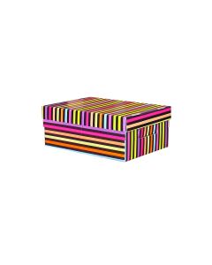 CAJA FANTASIA A RAYAS