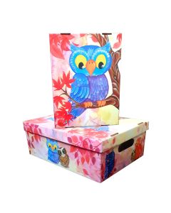 CAJA FANTASIA MEDIANA BUHO