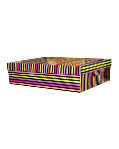 CAJA FANTASÍA BAJO CAMA RAYAS