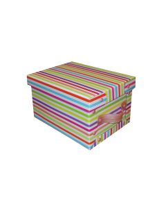 CAJA BAULERA CHICA RAYADA