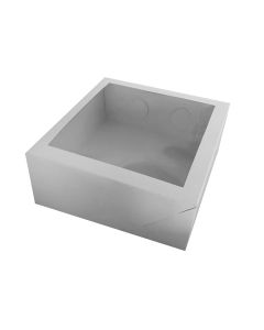 CAJA PARA MINITORTA CON VISOR 22 X 22 X 9 CM.
