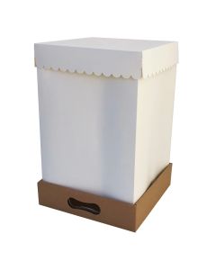 CAJA DE TORTA ALTA 30 x 30 x 40 CM.
