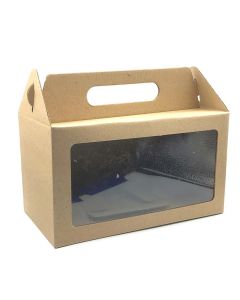 CAJA DE DESAYUNO KRAFT 25 x 14 x 13 CM.