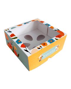 MEGA BOX + 5 HUEVOS 23 X 23 X 10 CM.