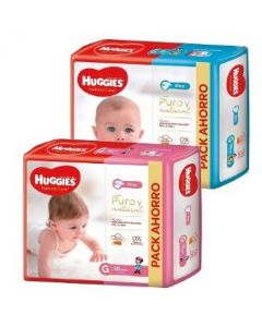 PAÑALES HUGGIES NATURAL CARE ELLAS G X 68 U.