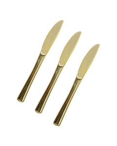 CUCHILLO DORADO X 6 UNI.