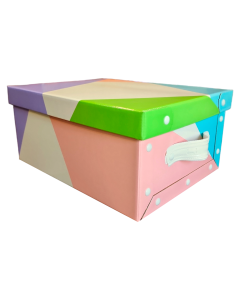 CAJA BAULERA MEDIANA ROMBOS