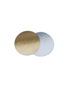 BANDEJA DISCO ORO-PLATA 10 CM.