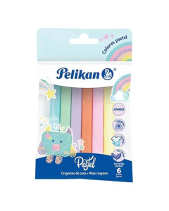 CRAYONES JUMBO PASTEL X 6 UNI.