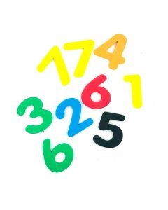 NUMEROS GOMA EVA CON ADHESIVO X 31 U.