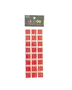 STICKERS AUTOADHESIVOS BAGUETTE ROJO