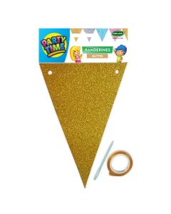 BANDERIN GLITTER GOLD