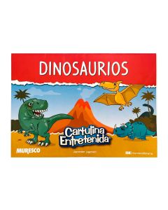 BLOCK CARTULINA DINOSAURIOS X 20 HOJAS 