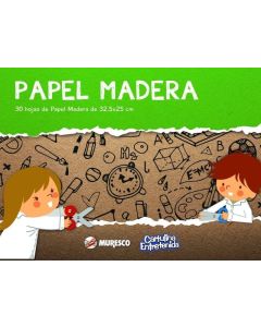 BLOCK PAPEL MADERA MURESCO X 25 UNI.