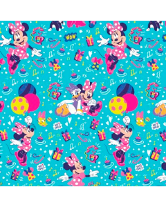 PAPEL DE REGALO MURESCO MINNIE FELIZ 70 CM. X 100 CM.