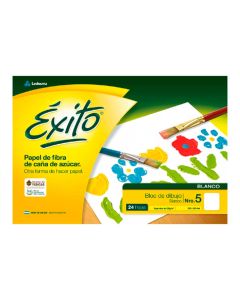 BLOC DE DIBUJO BLANCO EXITO Nº5  X 24 HOJAS