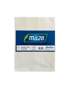 HOJAS DE CALCAR Nº3 MIL28 X 8 UNIDADES