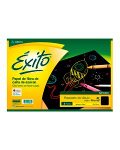REPUESTO DIBUJO NEGRO Nº5 EXITO X 5 HOJAS