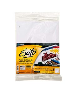 REPUESTO DE DIBUJO BLANCO Nº3 EXITO X 8 HOJAS