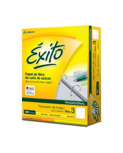 REPUESTO DE HOJAS RAYADAS TRADICIONAL PARA CARPETA Nº3 X 480 HOJAS
